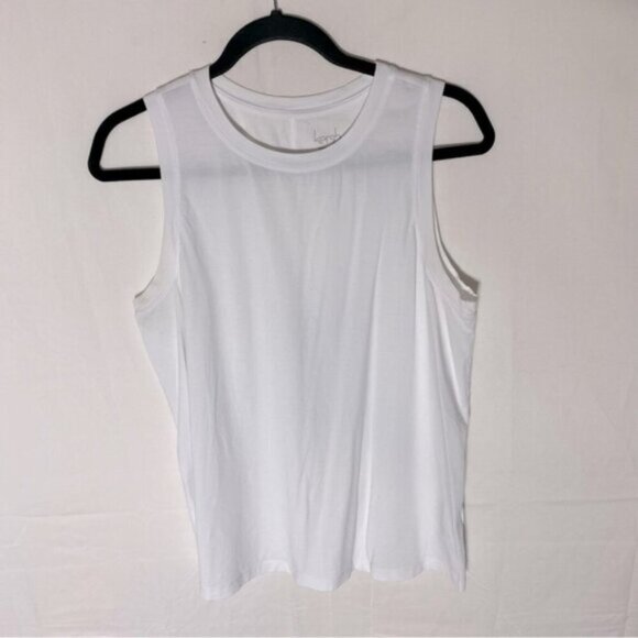 5/$25 Kersh White Sleeveless Crew Neck Shirt Tank Top L - Picture 12 of 12